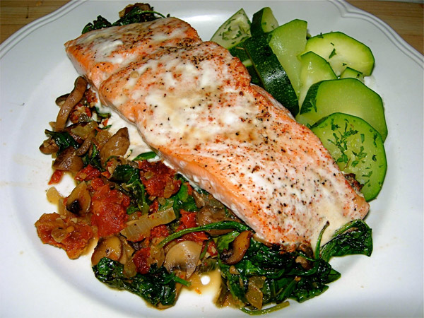 paleo-maaltijd Typische Paleo Mahlzeit