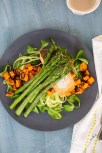 Salade Zalm met Zoete Aardappel