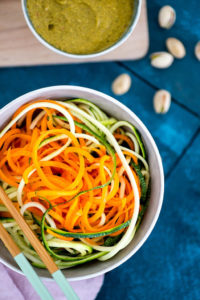Zoodles met Pistache-Pesto