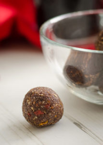chocolade truffels met goji en sinaasappel