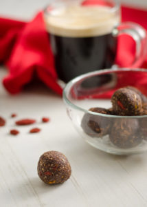 chocolade truffels met goji en sinaasappel