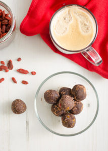chocolade truffels met goji en sinaasappel