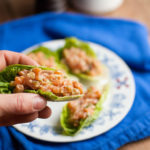 zalm tartaar schelpjes