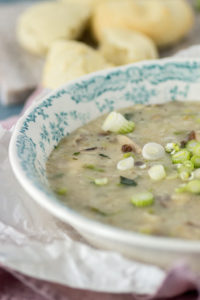 Bospaddenstoelen ragout met tapiocabroodjes