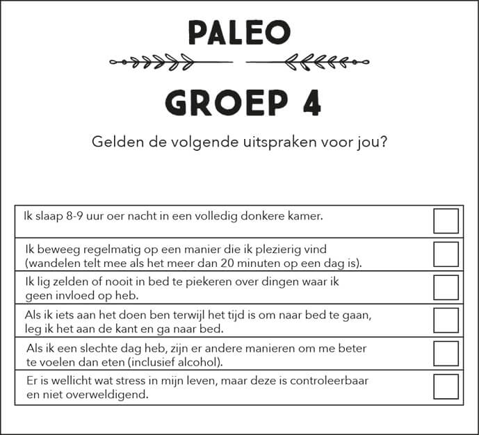 paleo checklist