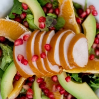 Salade met Kip en Granaatappel