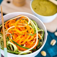 Zoodles met Pistache-Pesto