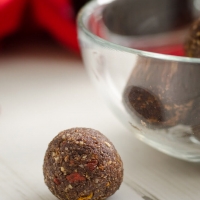 chocolade truffels met goji en sinaasappel