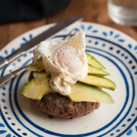 Paleo benedict burger