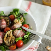 Paleo maaltijdsalade met vijgendressing