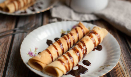 crepes chocoladesaus