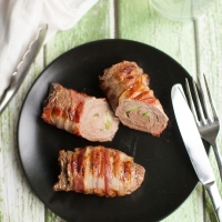 BBQ bacon steak roll