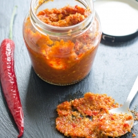 Zelfgemaakte sambal