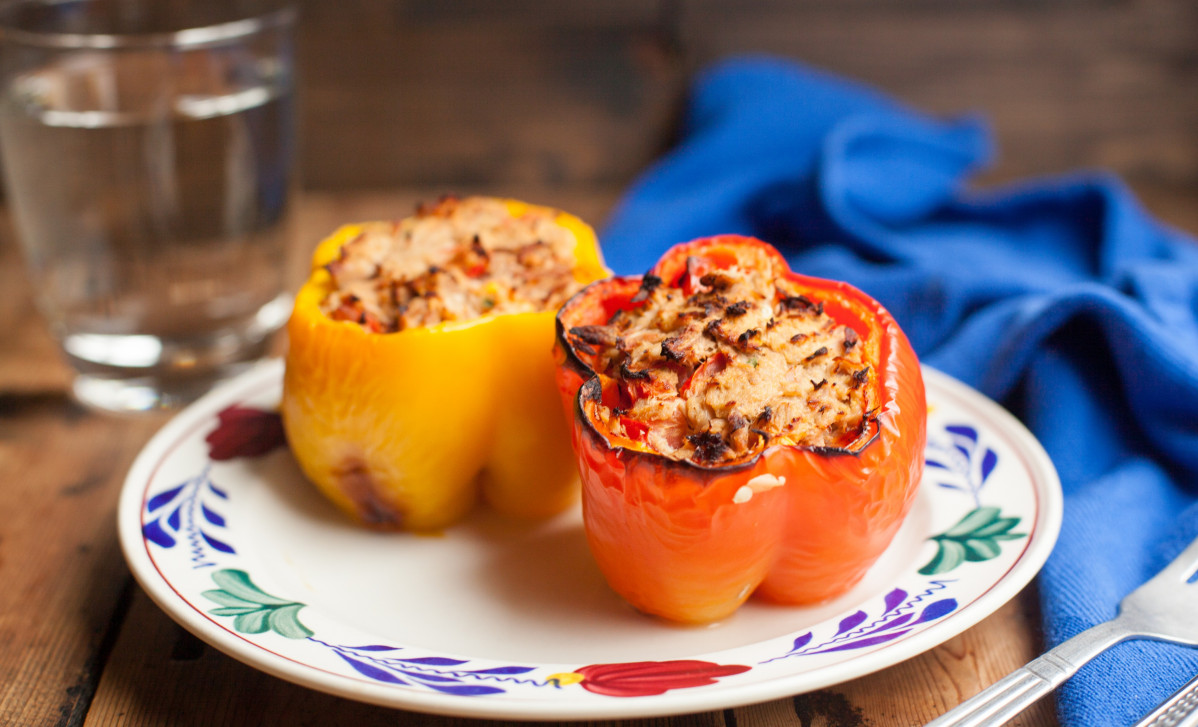 Gevulde Paprika's met Tonijn Paleo.nl